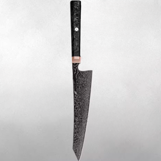 Couteau Kiritsuke en damas noir