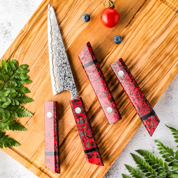 Manche à couteau de chef Santoku