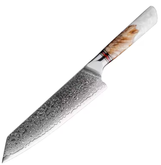 Set de couteaux de cuisine japonais en acier damas