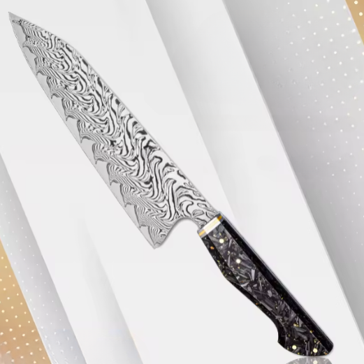 Couteau de Chef en acier Damas