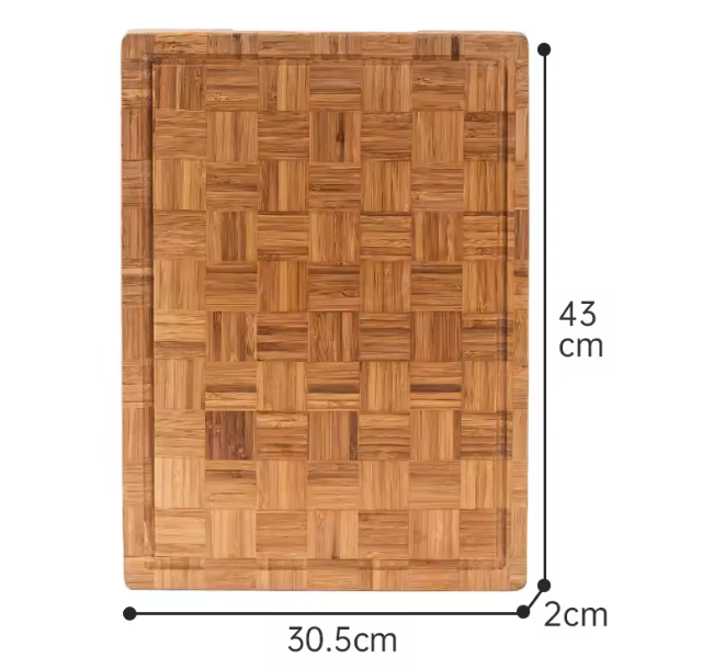 Planche à découper multifonctionnelle en bois massif