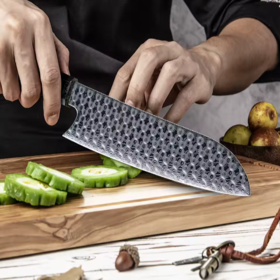 Couteau Santoku japonais d'exception