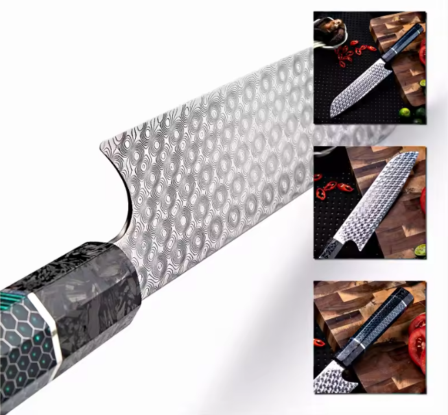 Couteau Santoku japonais d'exception