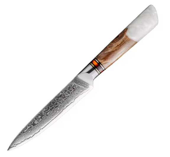 Set de couteaux de cuisine japonais en acier damas